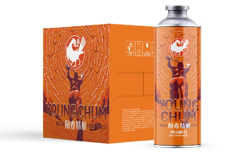 熊猫体育精酿1L桶装啤酒