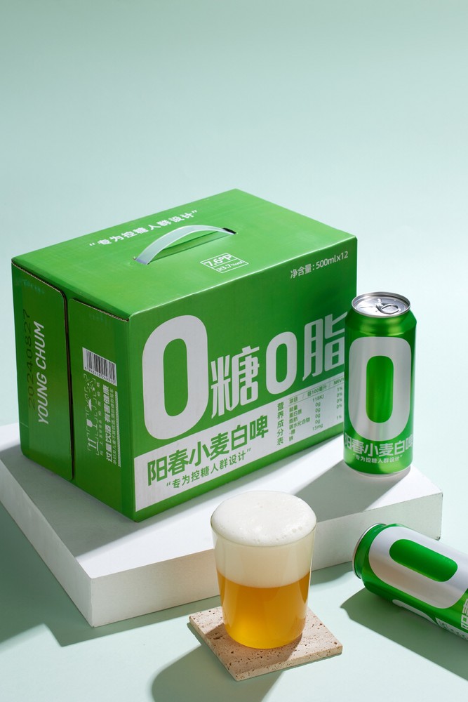 熊猫体育小麦白啤500ml罐装