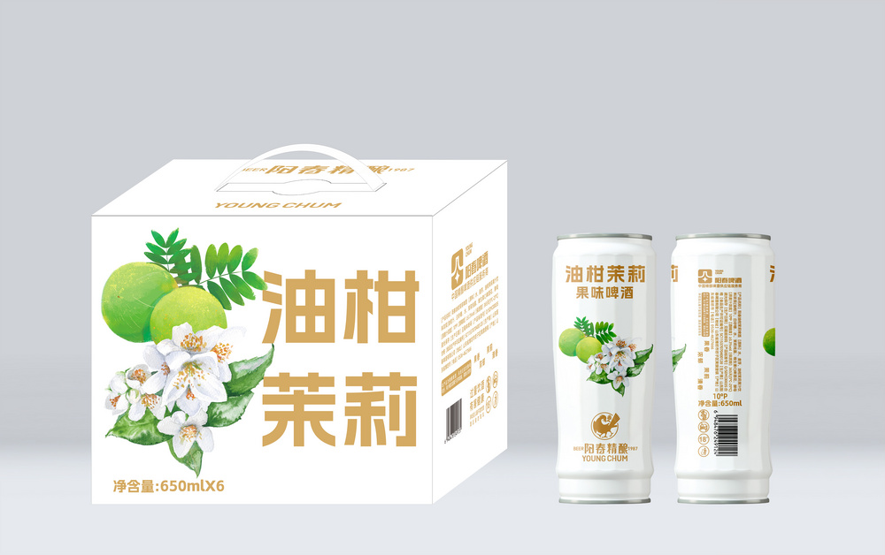 熊猫体育油柑茉莉果味啤酒650ml冠军杯