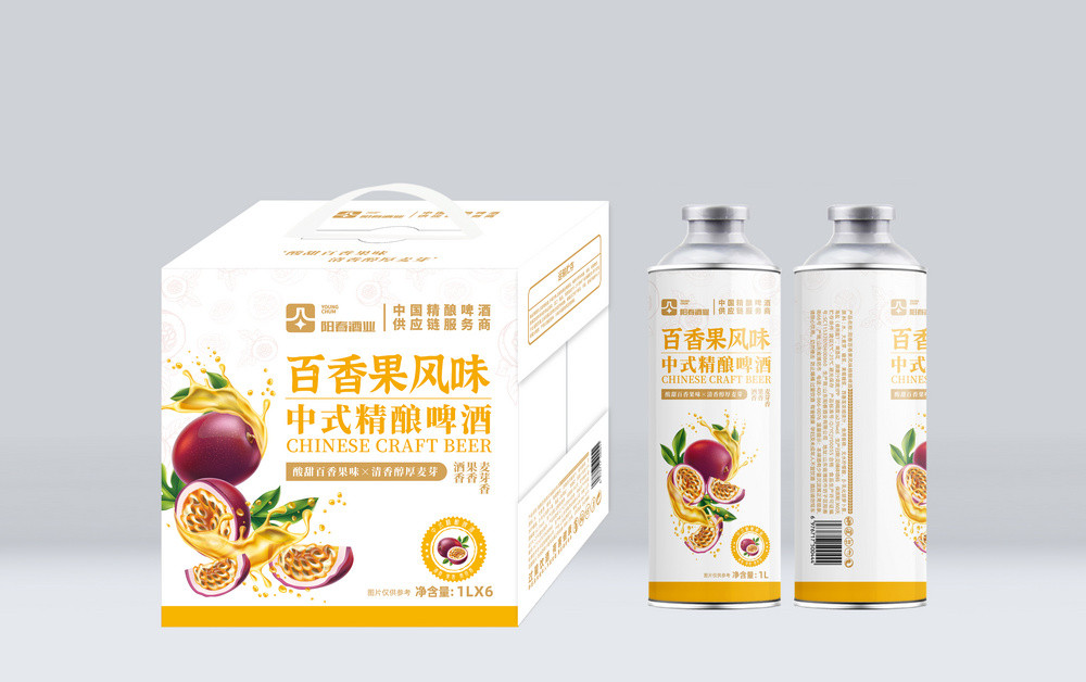 熊猫体育中式精酿果味啤酒1L
