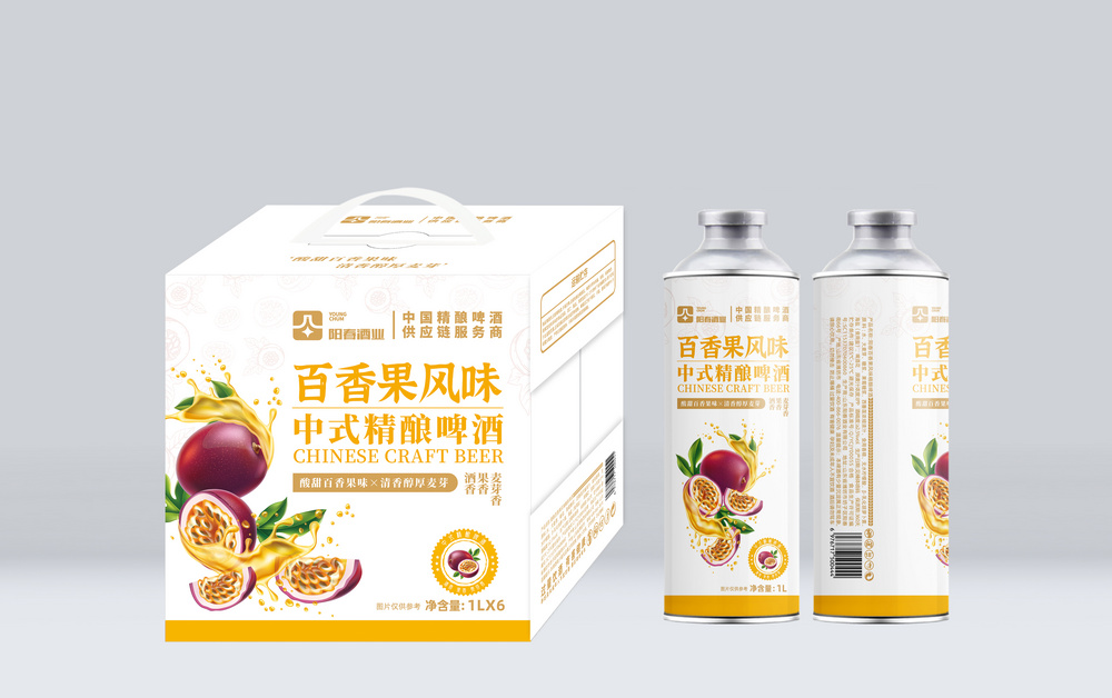 熊猫体育中式精酿果味啤酒-百香果