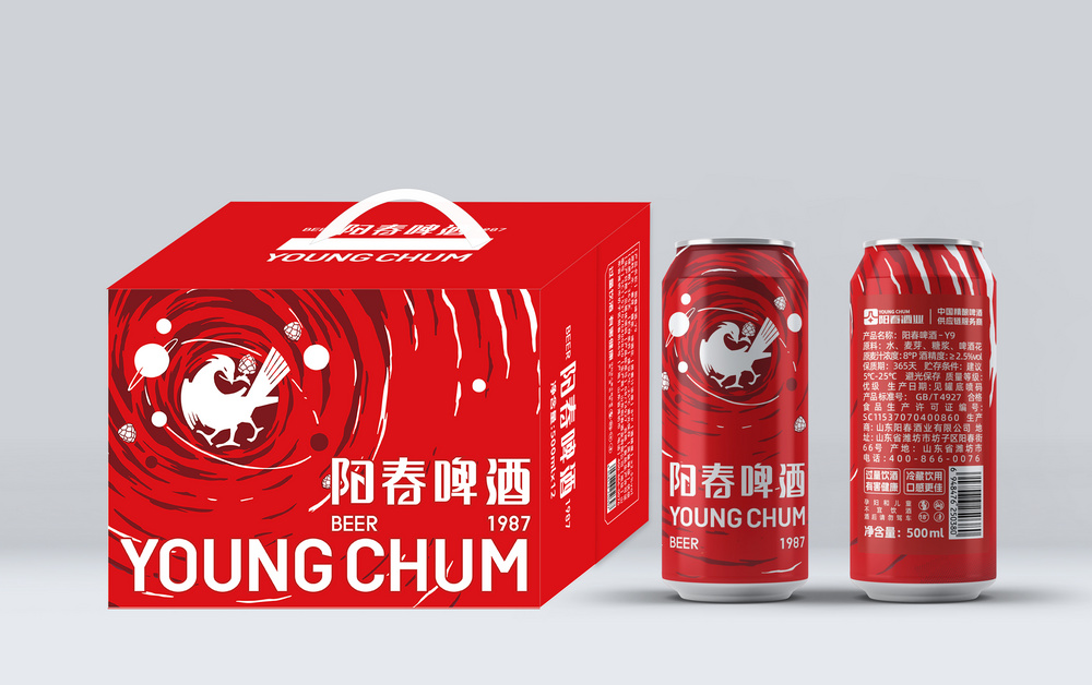 熊猫体育精酿啤酒500ml